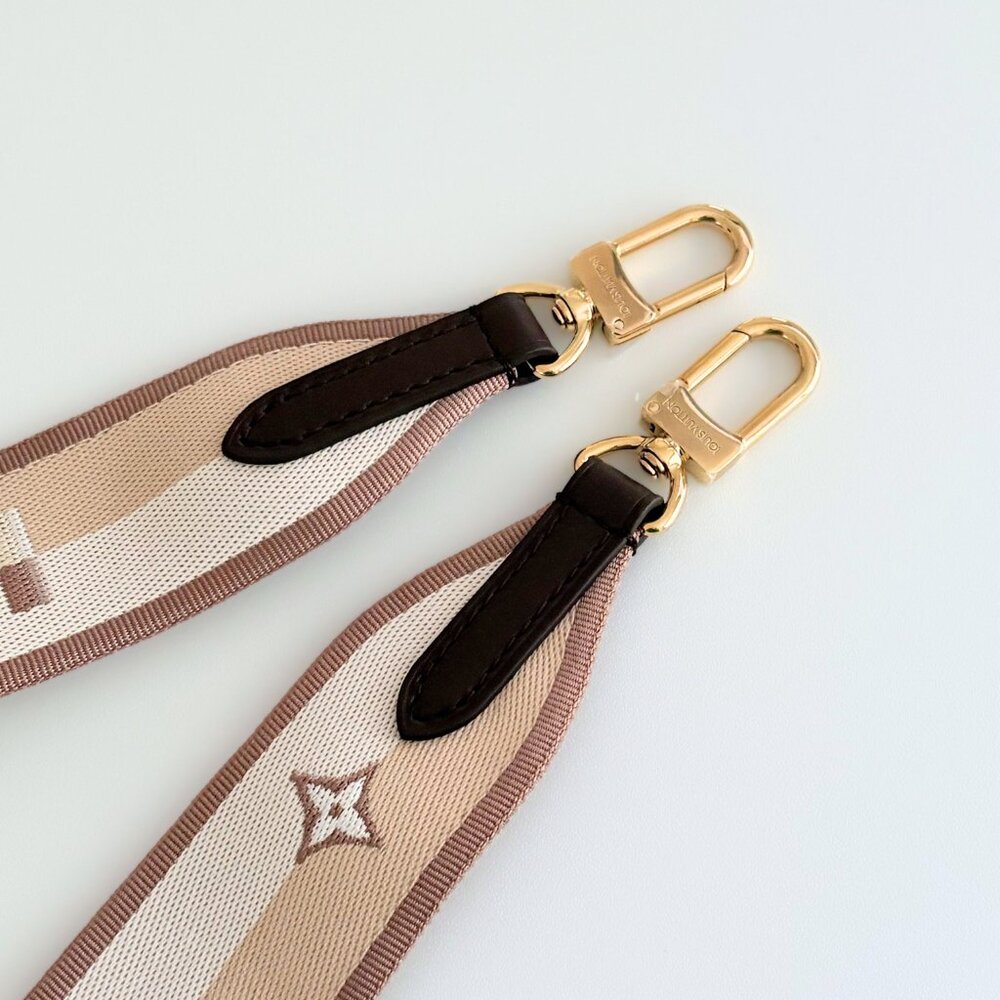 NEW Louis Vuitton Bandoulière Strap - LV Jacquard Crossbody Shoulder Strap - Picture 2 of 4